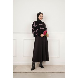 Barbie Yazılı Kazak