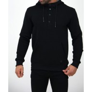 Kapüşonlu Sweatshirt Siyah